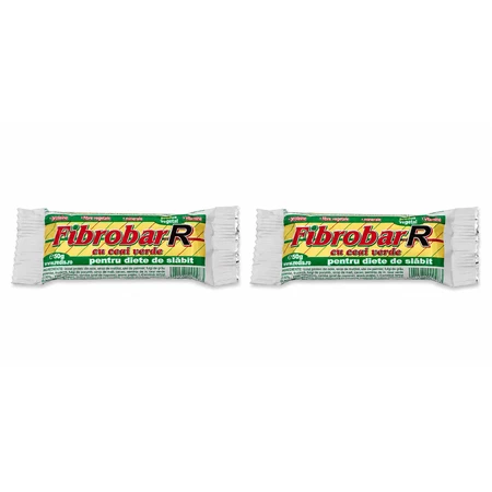 Barrita Fibrobar-R con té verde, 2 x 50 g, Redis Nutritie