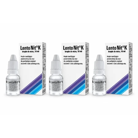 LentoNit K, colirio, 3x10 ml