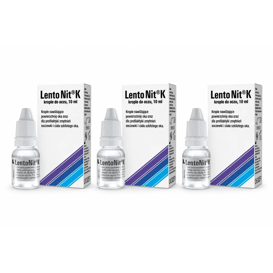 LentoNit K, colirio, 3x10 ml