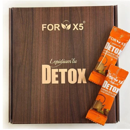 Lepidium'lu DetoxTee zum Abnehmen 90 x 4 g, For X5