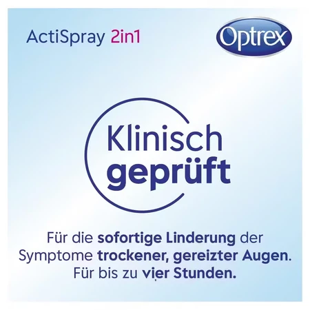 Optrex ActiSpray, spray oculaire 2 en 1, 10 ml