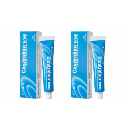 Cicatridina-Creme, Natriumsalz der Hyaluronsäure, 2x60 g Miralex