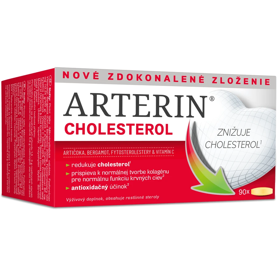Arterin Cholesterol 2x90 tabletek: ceny i cechy