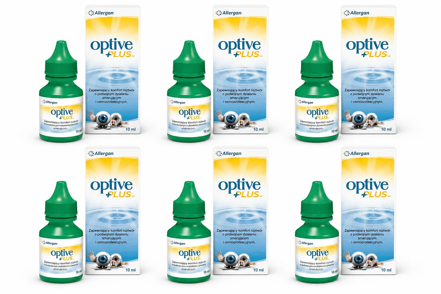 Optive Plus Oogdruppels 6x10 ml