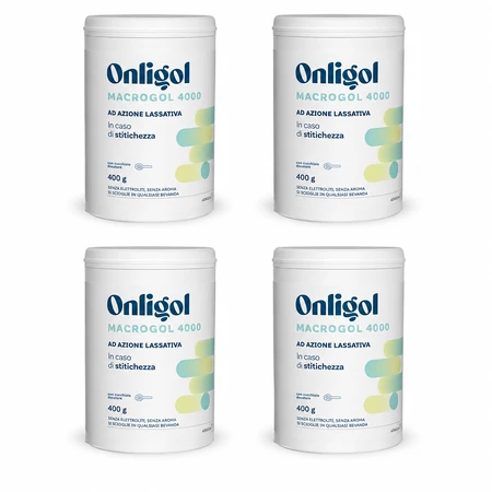 Onligol macrogol 4000 4x400 g sans sucre
