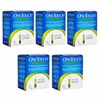 Paski do pomiaru poziomu glukozy we krwi OneTouch Select Plus, 5 opakowań po 50 pasków, Lifescan: ceny i cechy