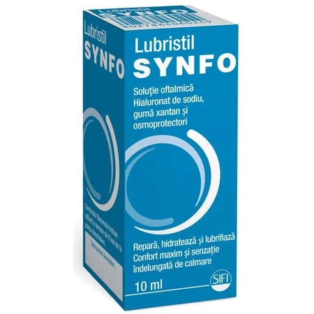 Lubristil Synfo solution ophtalmique, 5x10 ml, Sifi