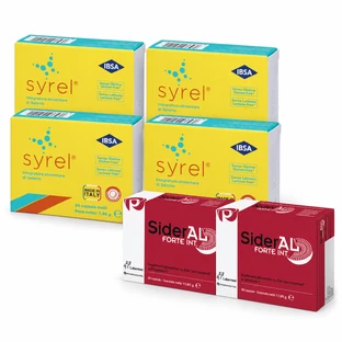SYREL 120 cps + SiderAL Forte, 60 capsule