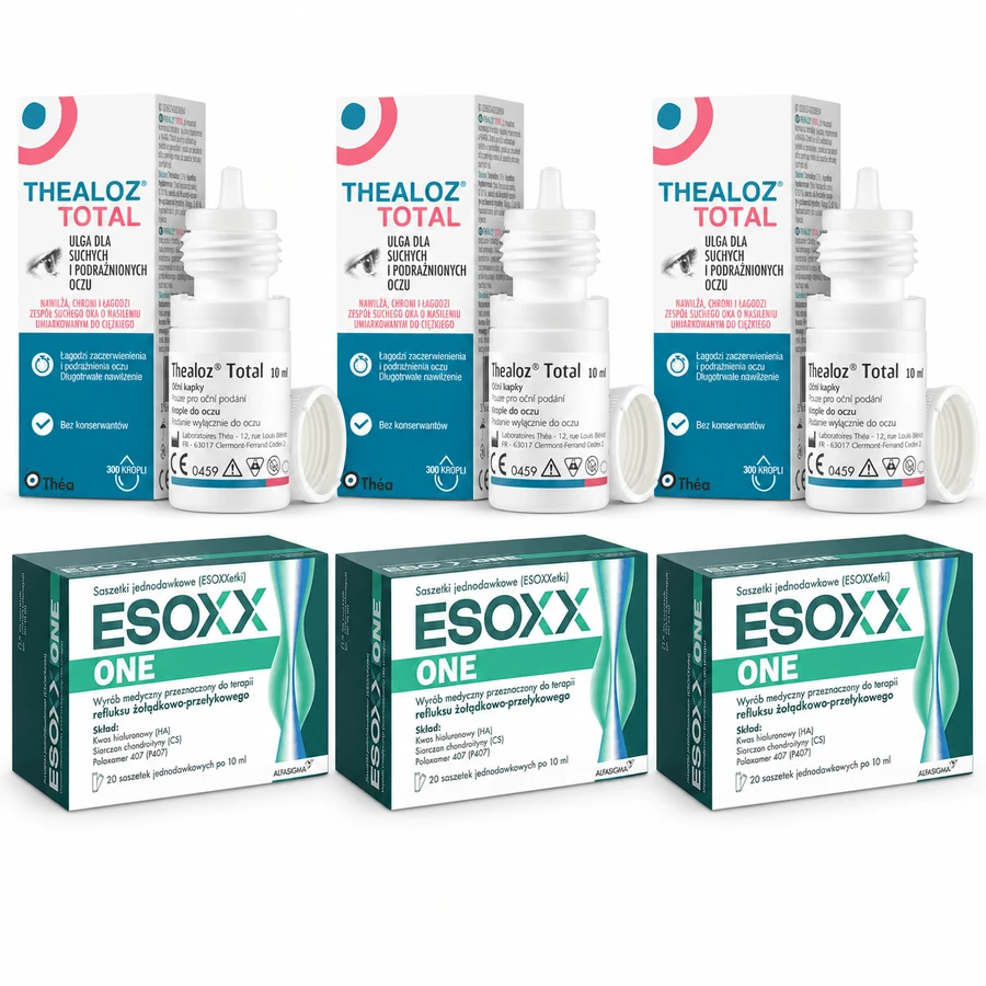 Thealoz Total, 30 ml + Esoxx One, 60 bustine