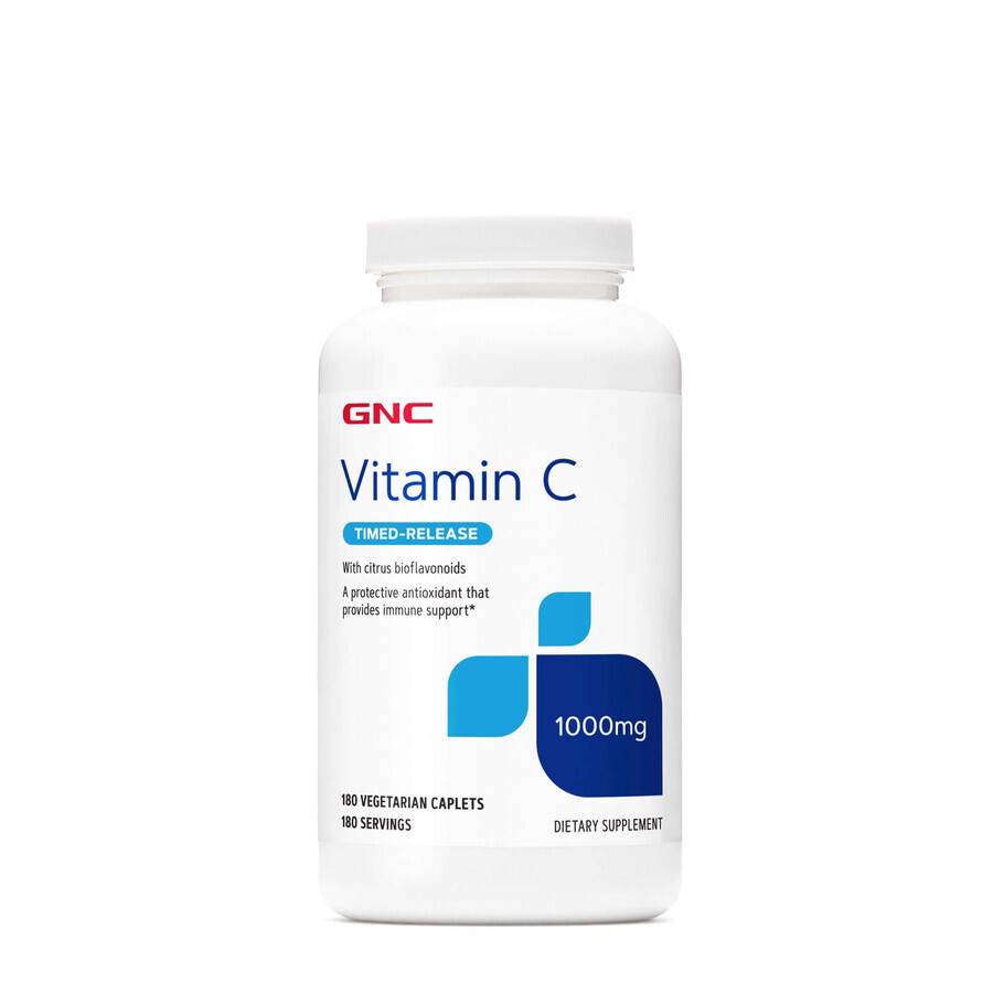 Gnc Vitamine C 1000 Mg Met Bioflavonoïden En Lange Afgifte, 180 Tb