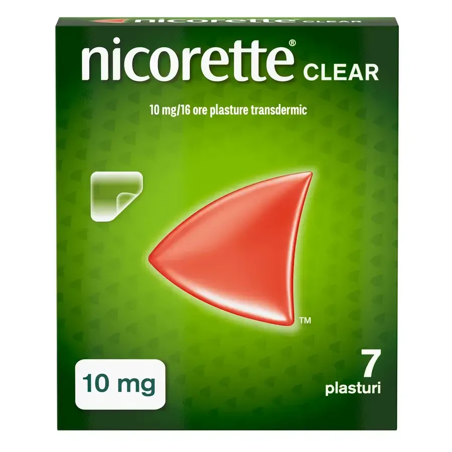 Nicorette Clear 10 mg, 4 x 7 plastrów, McNeil: ceny i cechy