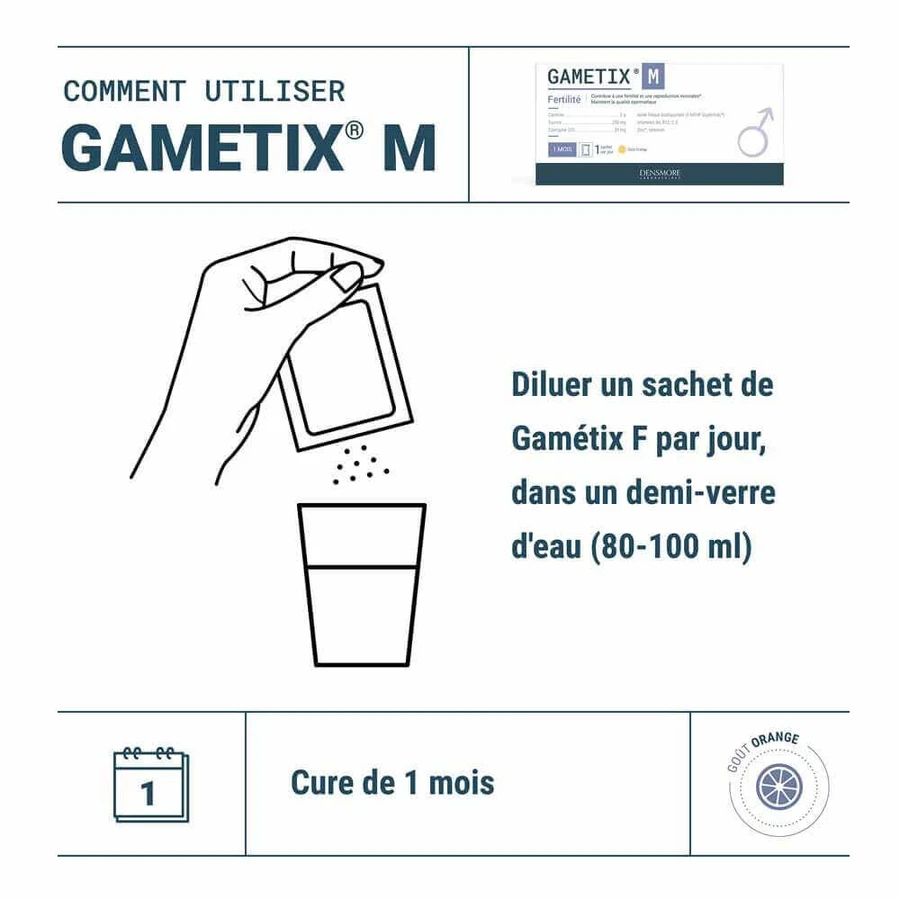 Densmore Ginicologia Gametix M + fertilità e riproduzione oomo 2x30 bustine