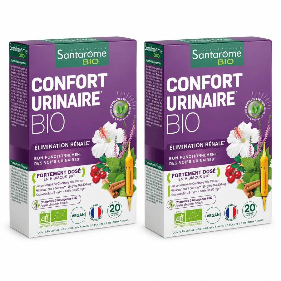 Santarome Confort Urinaire Bio 2x20 Ampollas Bio