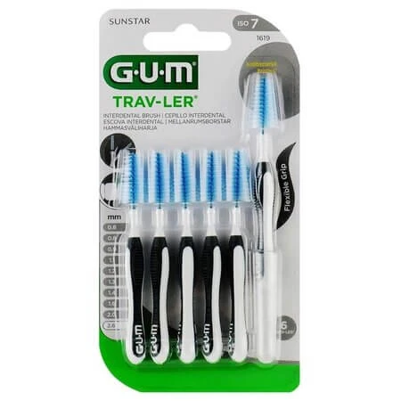 Gum Trav-ler interdentale borsteltjes van 2,6 mm, 6-pack, Sunstar Gum