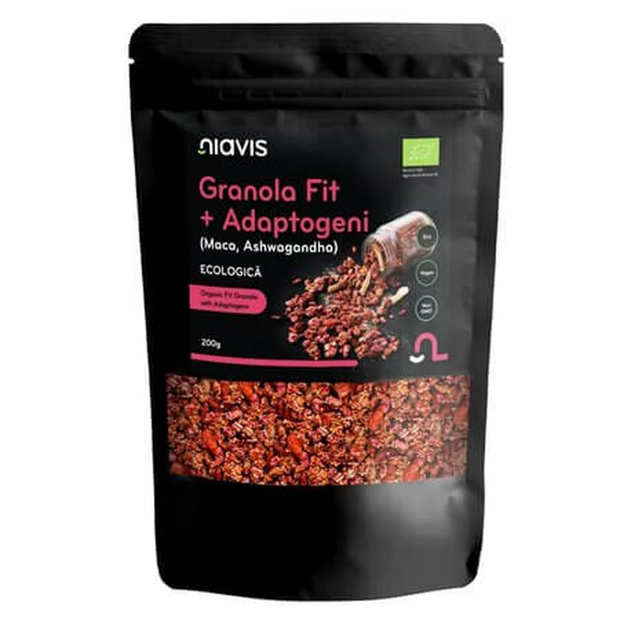 Fit + Adaptogens Granola, biologisch, 200 g, Niavis