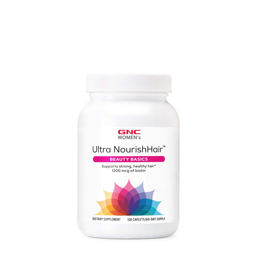 Gnc Women's Ultra Nourishhair, Multivitamin Complex For Healthy Hair, 120 Tb