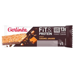 Fit & Protein-eiwitreep met karamel en amandel, 45 g, Gerlinea