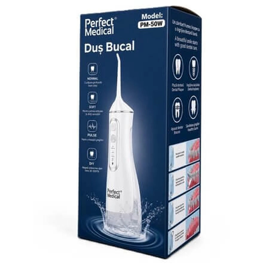PM-51W Munddusche, weiß, 1 Stück, Perfect Medical