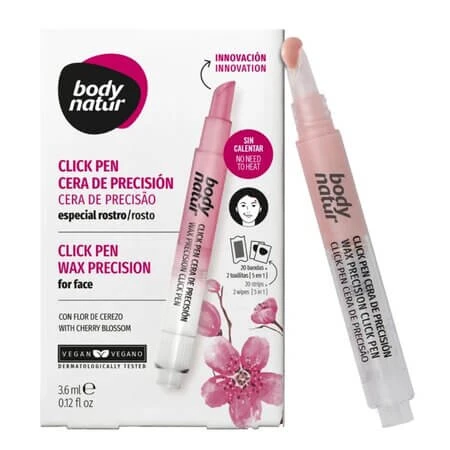 Cherry Blossom ontharingswax voor gezichtshaar, 3,6 ml, Body Natur