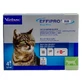 Effipro Duo vlooien- en tekenbestrijding voor katten, 4 pipetten, Virbac
