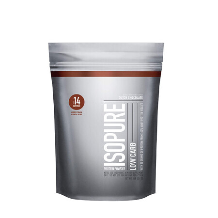 Isopure Low Carb Protein Powder, Isolated Whey Protein, Chocolate Flavoured, 454 G