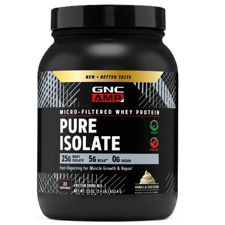 Pure Isolate wei-eiwitpoeder met vanillesmaak, 653,4 g, GNC