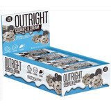 Outright Cookies & Cream Peanut Butter, barre protéinée au goût de beurre de cacahuète et de crème, 60 g