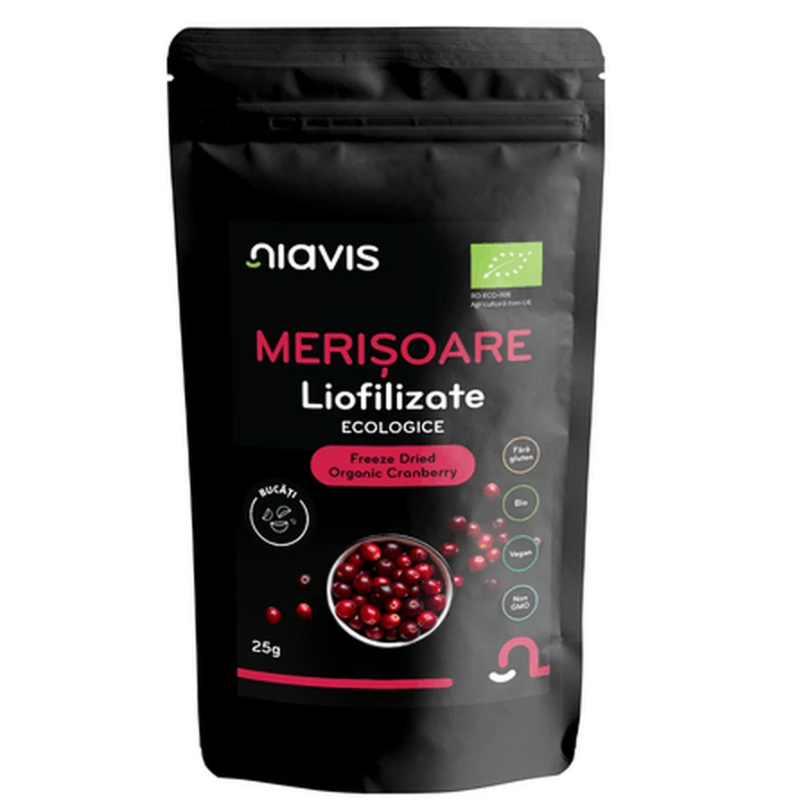 Canneberges lyophilisées, 25 g, Niavis