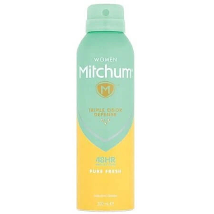 Triple Odor Defense Pure Fresh deodorantspray met aloë vera en vitamine A, 200 ml, Mitchum