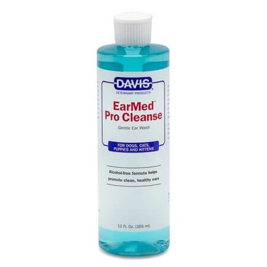 Solution nettoyante pour les oreilles Earmed Pro Cleanse pour chiens et chats, 355 ml, Davis