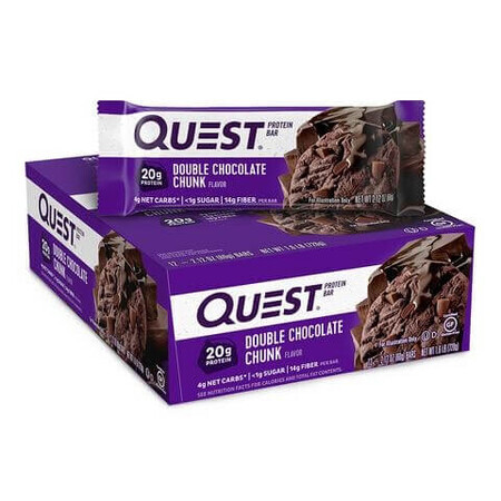 Quest Protein Bar, Baton Proteic, Cu Aroma De Ciocolata, 60g