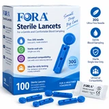 Lanzete sterile FORA 30G – 100 de bucăți