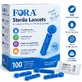 FORA Sterile Lancets 30G – 100 pieces