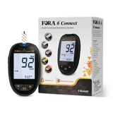 Glucometru FORA 6 Connect MMol multi-parametru – aparat de măsurare a colesterolului, a cetonelor și a acidului uric, cu Bluetooth