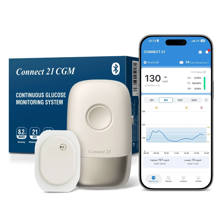 FORA Connect 21 CGM TX-21 Continuous Glucose Monitoring Sensor