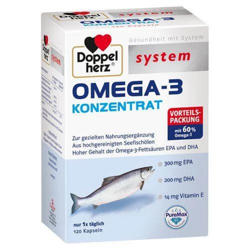 Doppelherz OMEGA-3 CONCENTRAAT – 120 capsules