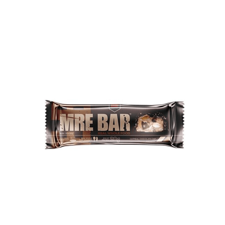 Redcon1 Mre Bar, Barre protéinée, avoine et pépites de chocolat, 67 g