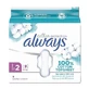Ultra Cotton Protection wattenpads, maat 2, verpakking van 9 stuks, Always