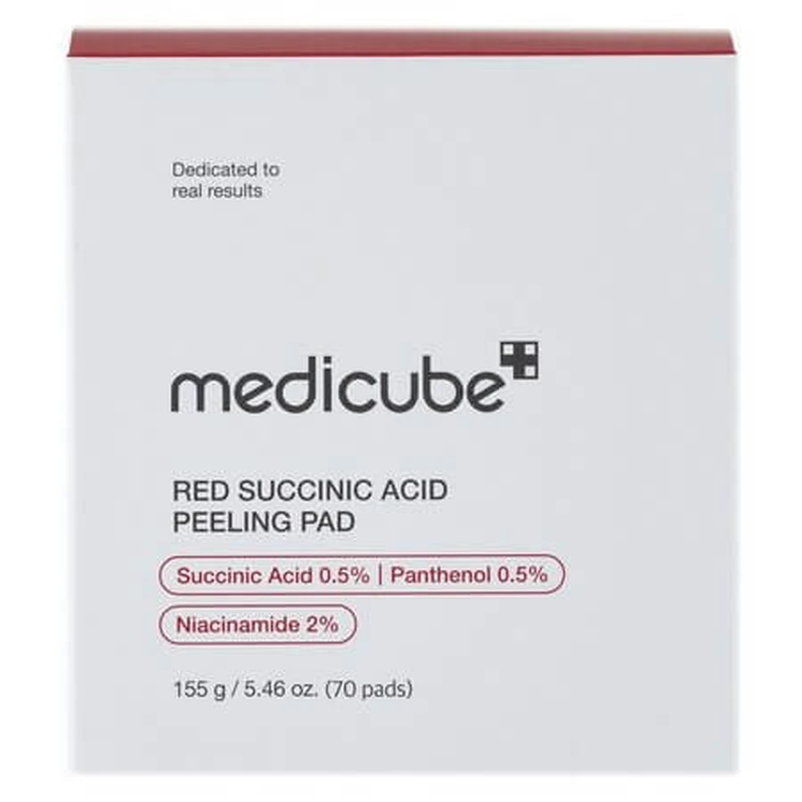 Scrubpads met barnsteenzuur en panthenol, 70 stuks, Medicube