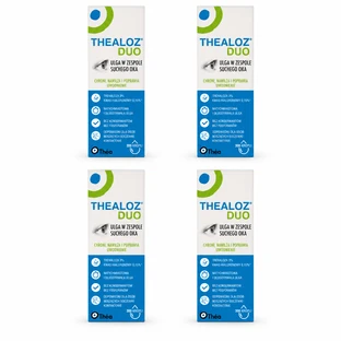 Thealoz Duo Augentropfen, 4 × 10 ml, Thea