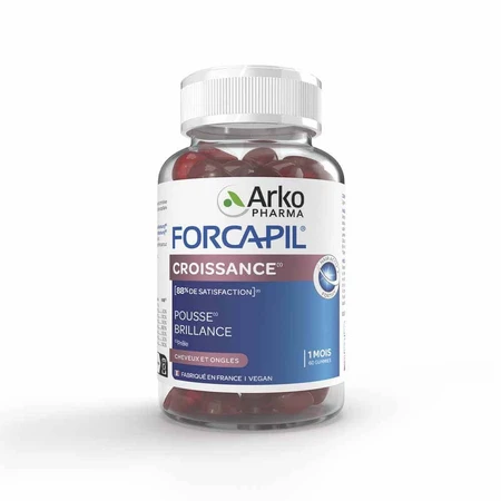 Arkopharma Forcapil Forcapil Crescita Włosy i Paznokcie 2x60 cukierków żelowych: ceny i cechy