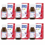 Imunoglukan P4H Plus, 6x100 ml - sirop pentru copii peste 3 ani și adulți, Pleuran