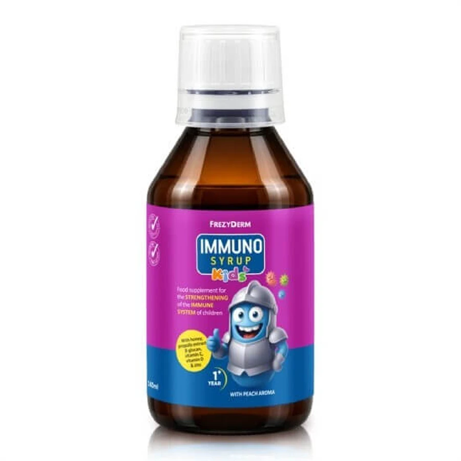 FREZYDERM Immuno Kids Syrup to Support the Immune System, 140 ml