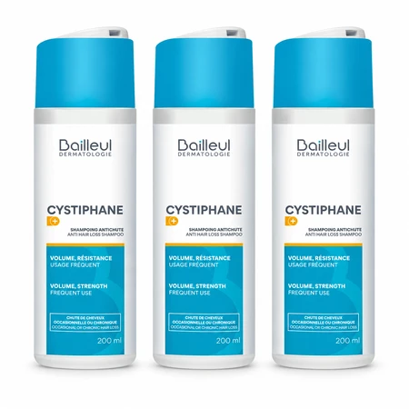 Bailleul Biorga Cystiphane Shampoo Anti-caduta 3x200ml
