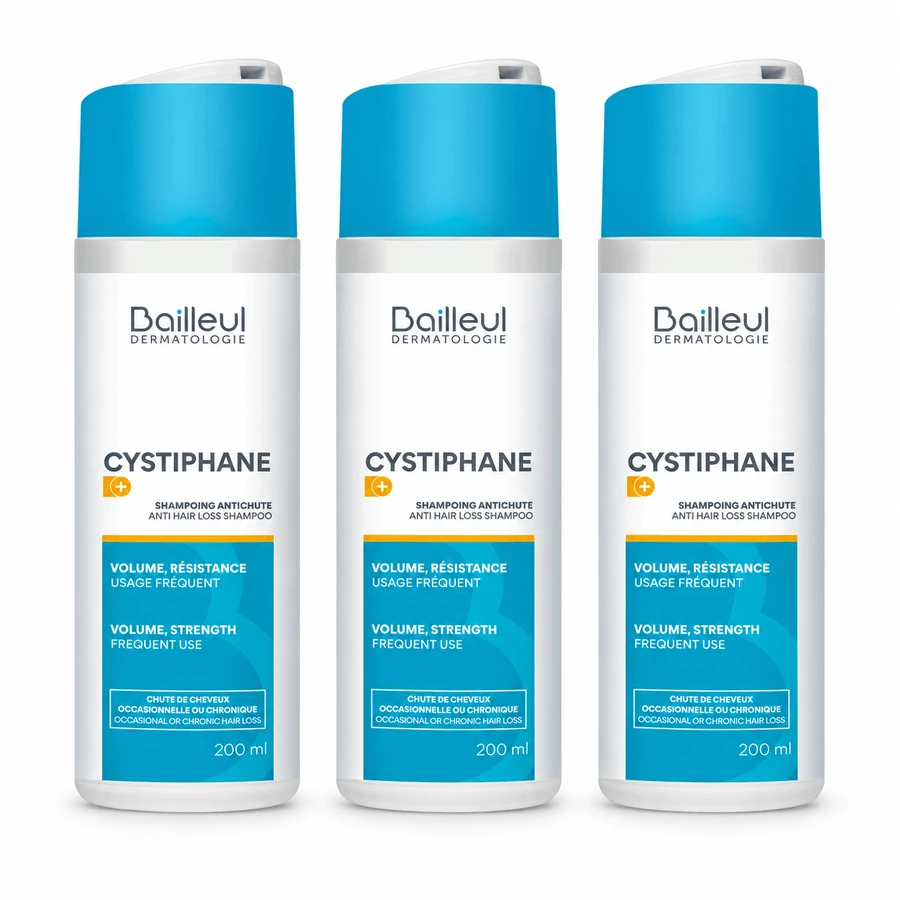 Bailleul Biorga Cystiphane Shampoo Anti-caduta 3x200ml