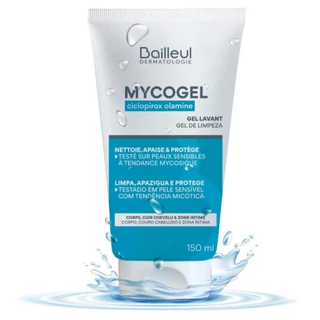 Bailleul Mycogel Gel Detergente Schiumogeno Pelli sensibili 4x150 ml