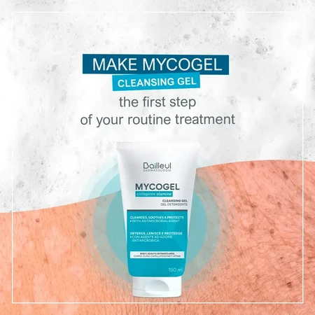 Bailleul Mycogel Gel Detergente Schiumogeno Pelli sensibili 4x150 ml