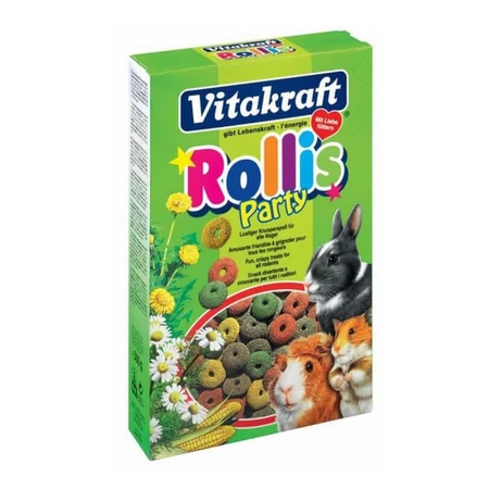 Vitakraft Rollis Party Snack voor knaagdieren, 500 g