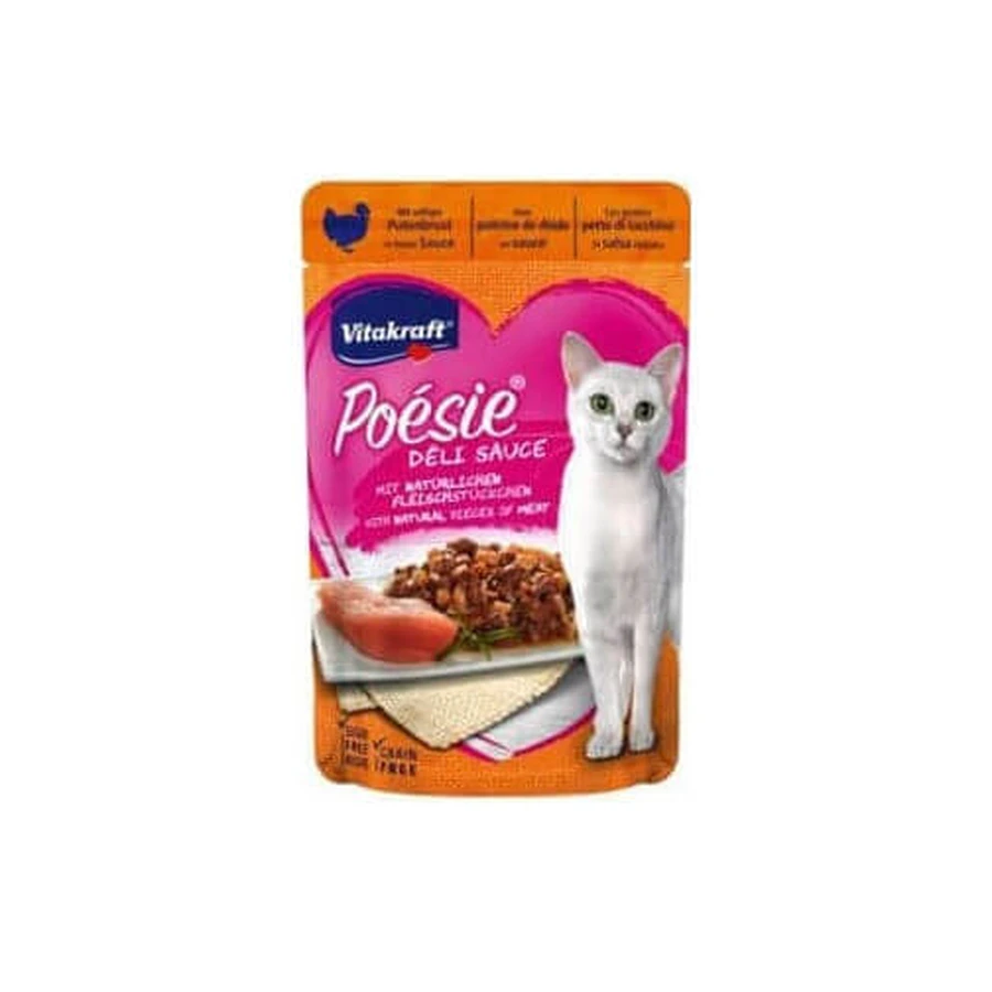 Vitakraft Poesie : Blanc de dinde en sauce, 85 g
