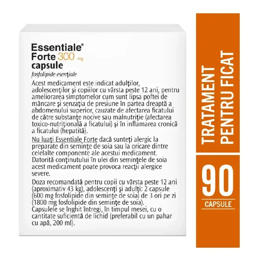 Essentiale Forte confezione 4+1, 300 mg, 5 x 90 capsule, Sanofi